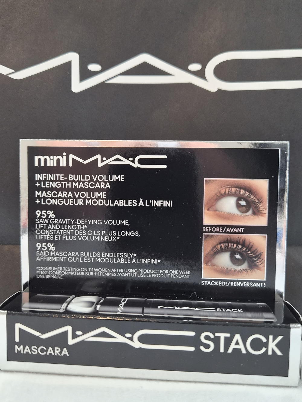 mini M.A.C Stack Mascara — Black - NIB